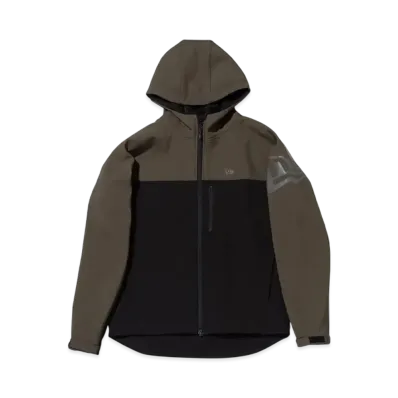NEW ERA Performance Apparel Shell Jacket Flag Logo "Olive"