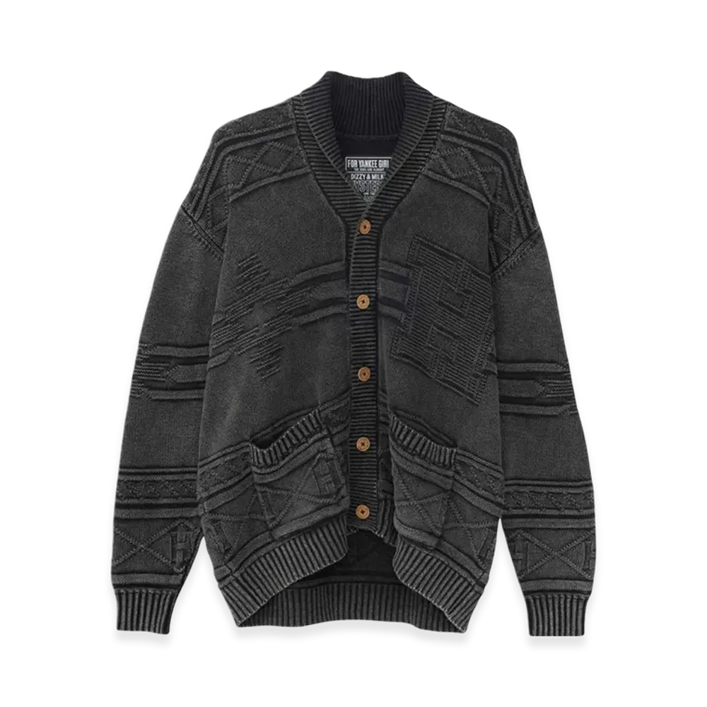 HYSTERIC GLAMOUR Original Blues Hysteric Woman Cardigan "Black"