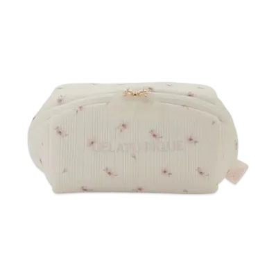 GELATO PIQUE Spring Sakura Pattern Pouch "Off White"