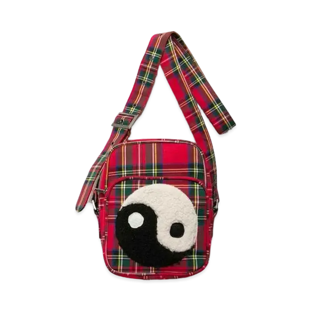 Cactus Plant Flea Market Check Adventure Bag "Red"