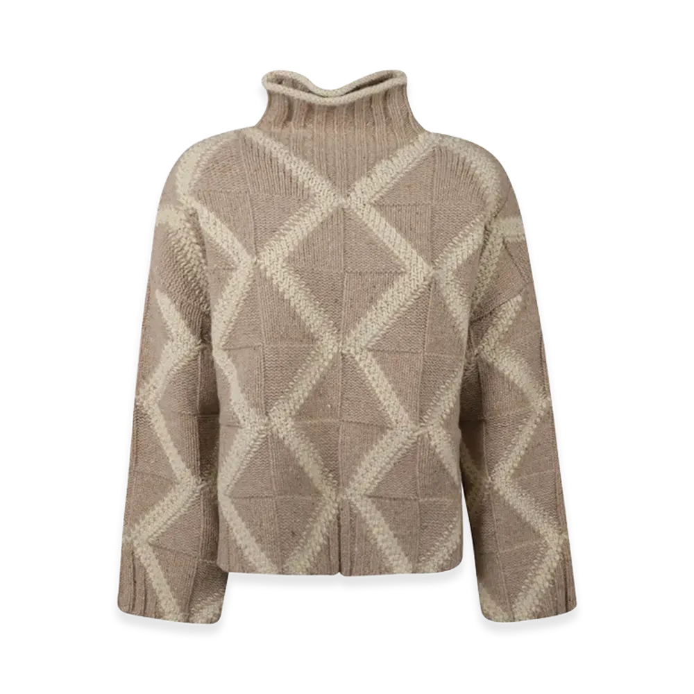 Bottega Veneta Women's Embroidered Wool Sweater "Multicolor"