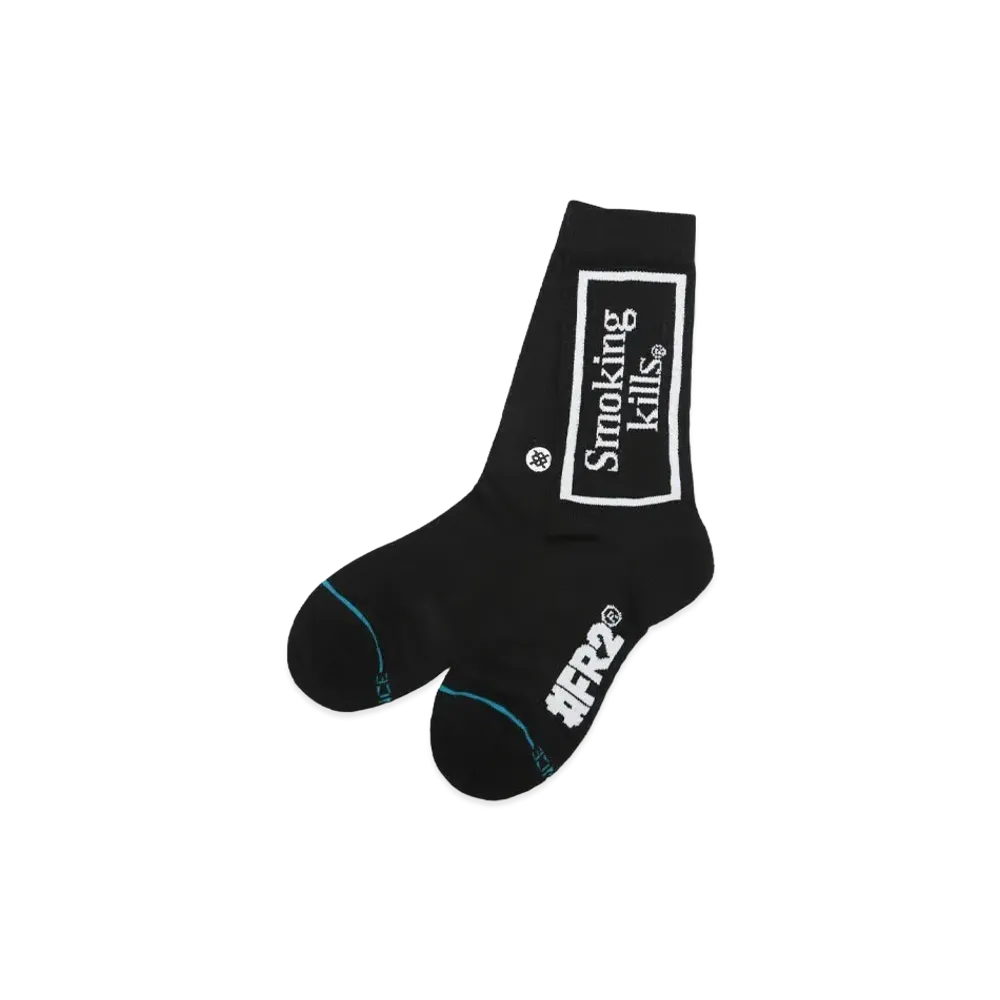 FR2 x STANCE Smoking kills Socks "Black"