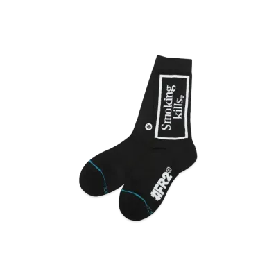 FR2 x STANCE Smoking kills Socks "Black"