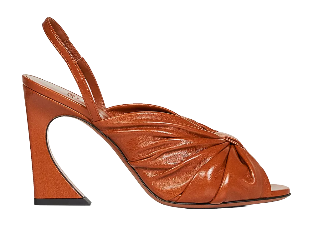 FENDI Women's Arco Slingback "Brown"