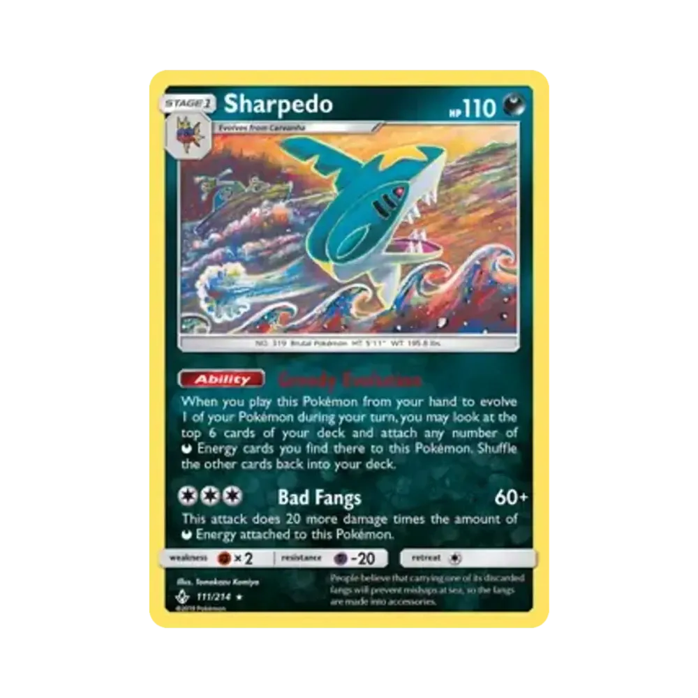 サメハダー R [111/214]【英語版】(サン&ムーン「アンブローケンバンズ」)