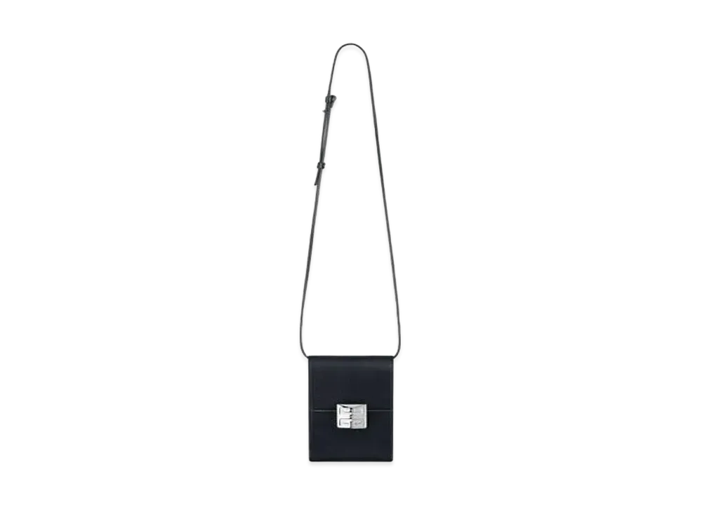 GIVENCHY Mini 4G Vertical Bag in Box Leather "Black"