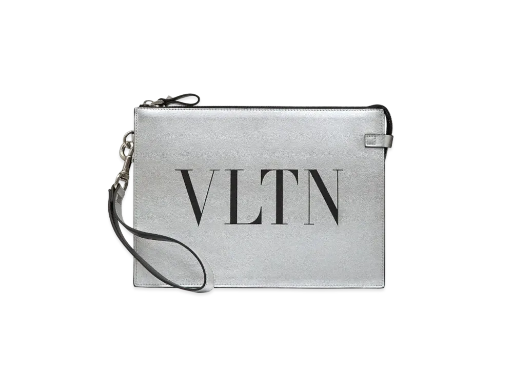 Valentino VLTN Pouch "Silver/Black"