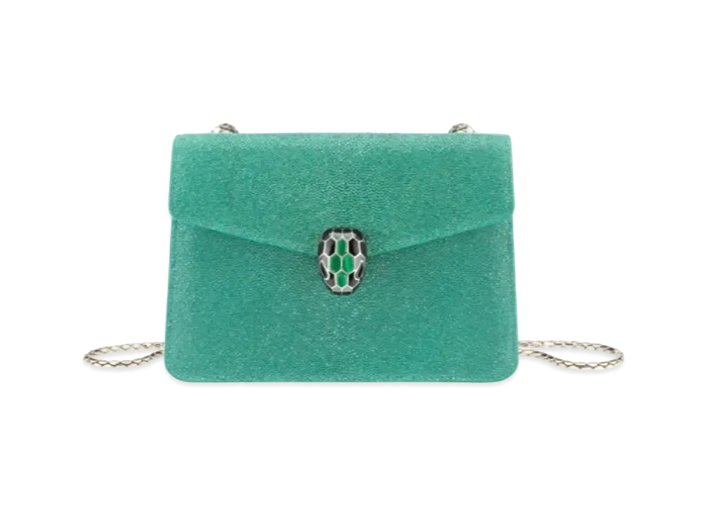 BVLGARI Serpenti Forever Crossbody Bag "Green"