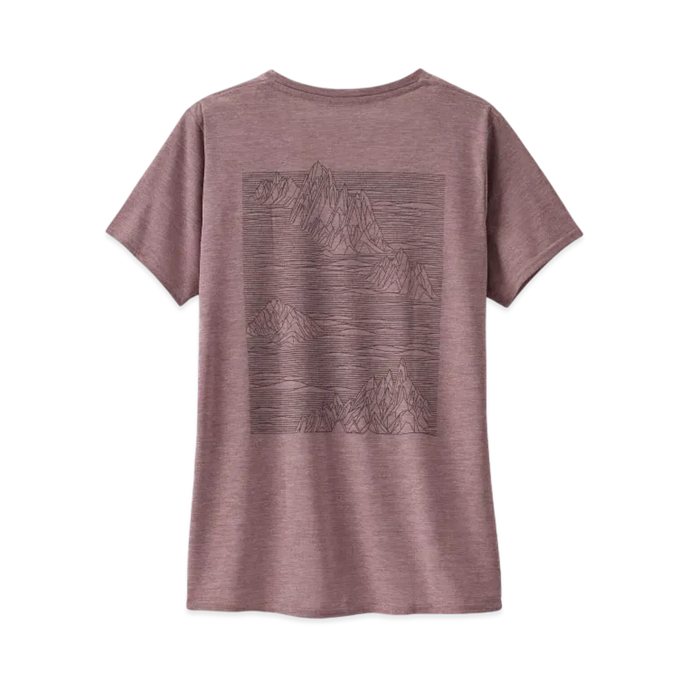Patagonia Women's Capilene Cool Daily Graphic Shirt "Mauve"
