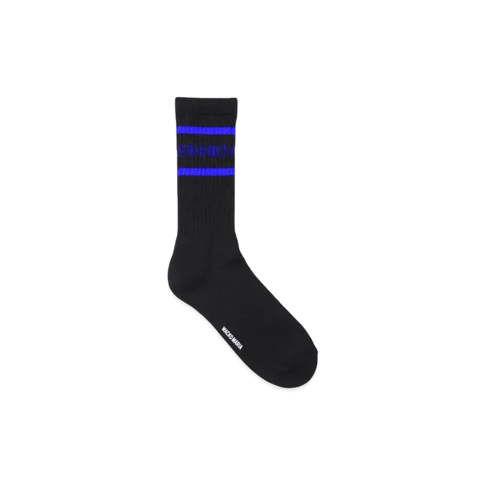 WACKO MARIA Sports Socks "Blue"