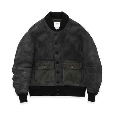 visvim Dayton JKT Sheepskin LT "Black"