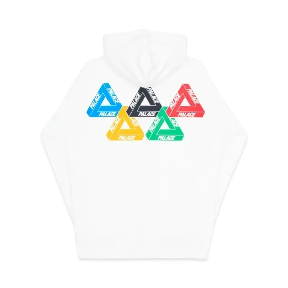 PALACE Performance Zip Hood "White"