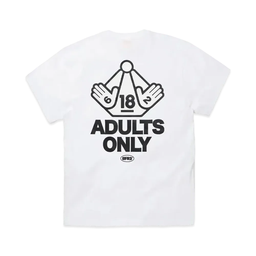 FR2 6182 Adults Only T-Shirt "White"