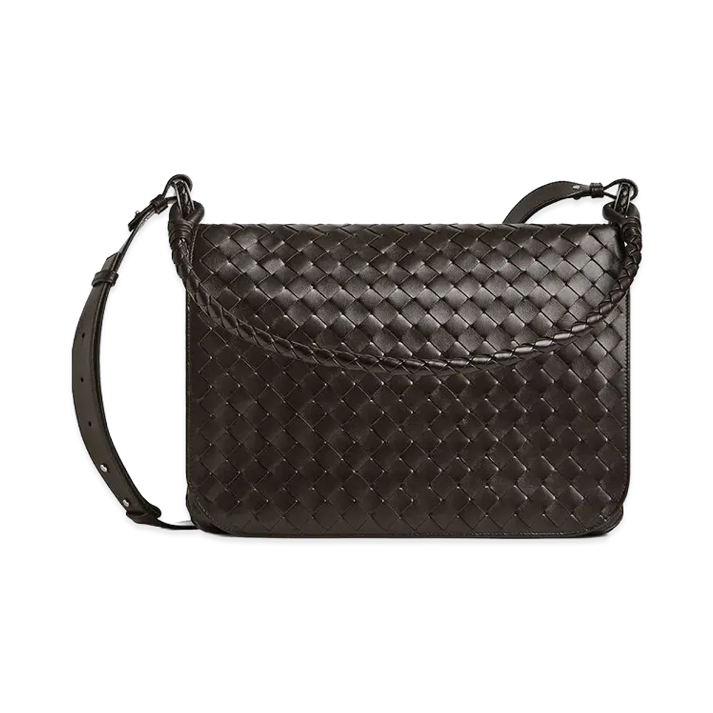 Bottega Veneta Small Swing Messenger "Fondente"