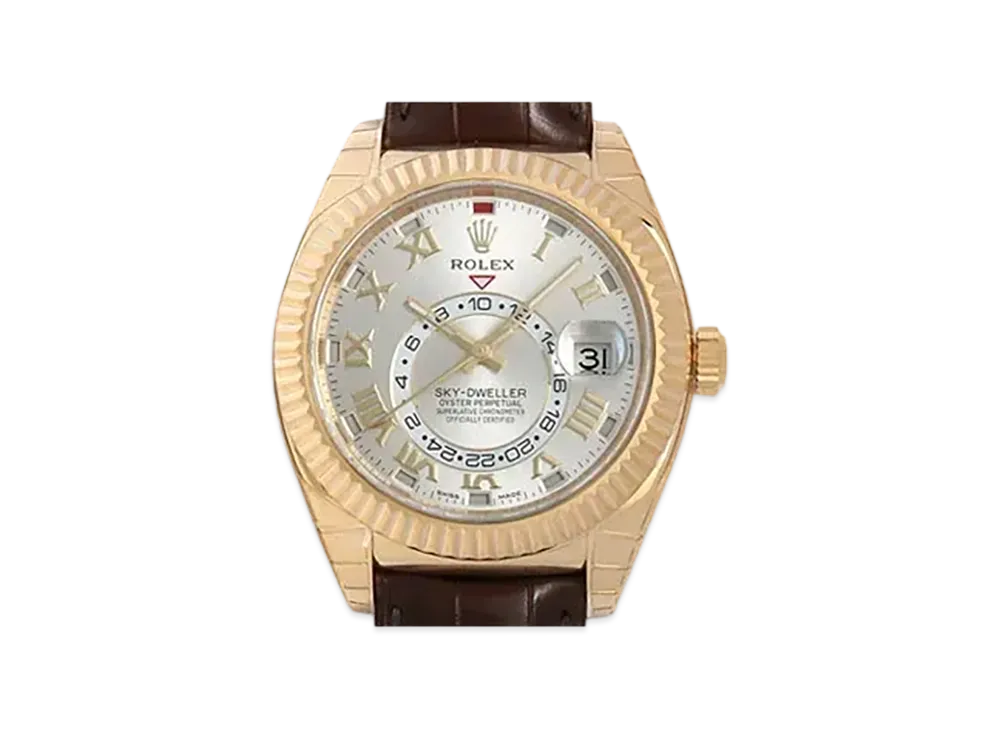 ロレックス スカイドゥエラー シルバー文字盤 326138