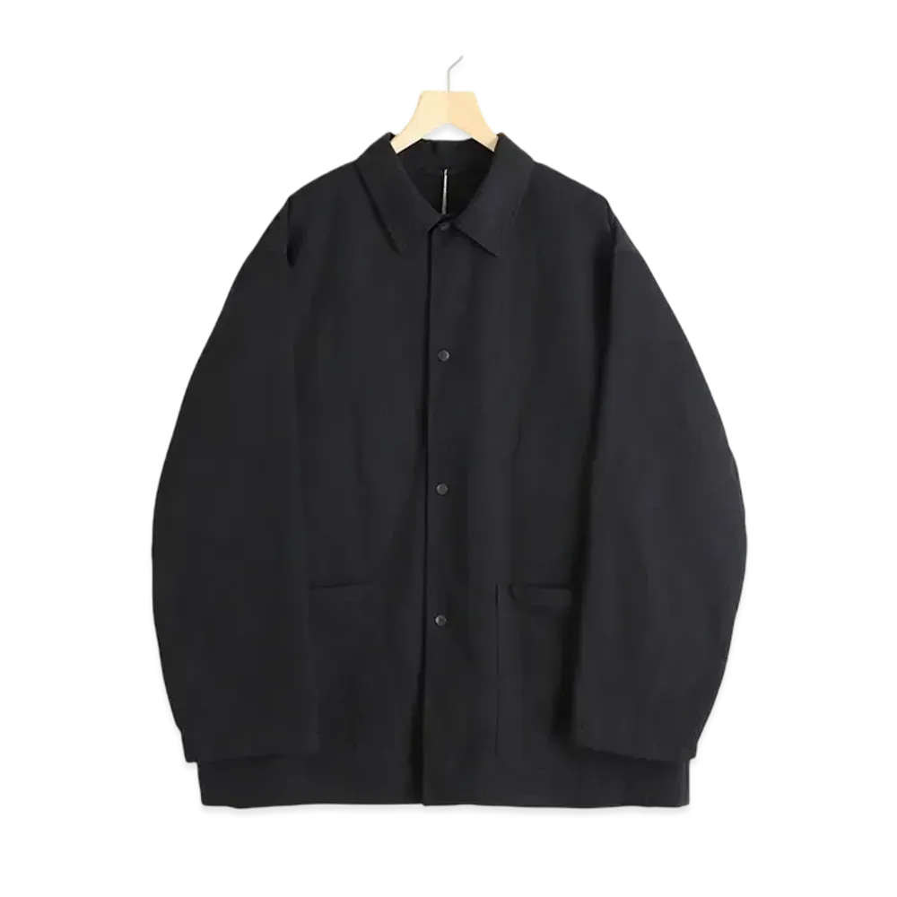 COMOLI Postwork Twill Jacket "Black"