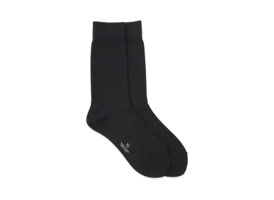 Yohji Yamamoto Y's NYLON PLAIN STITCH BASIC SOCKS "Black"