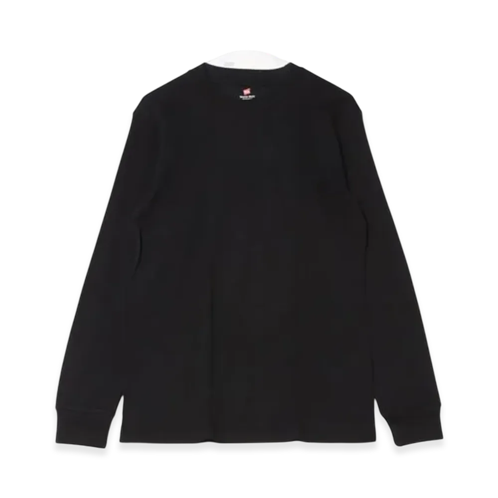 Hanes L/S Tee "Black"