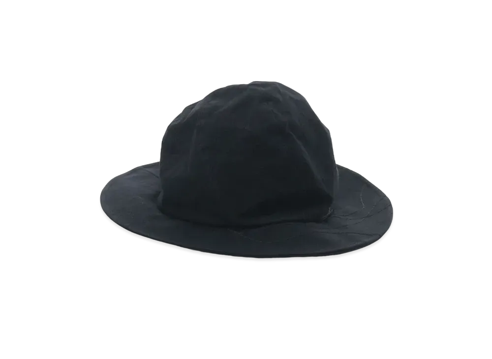 Yohji Yamamoto Y's PARAFFIN CAMBAS PARAFFIN STITCH HAT "Black"