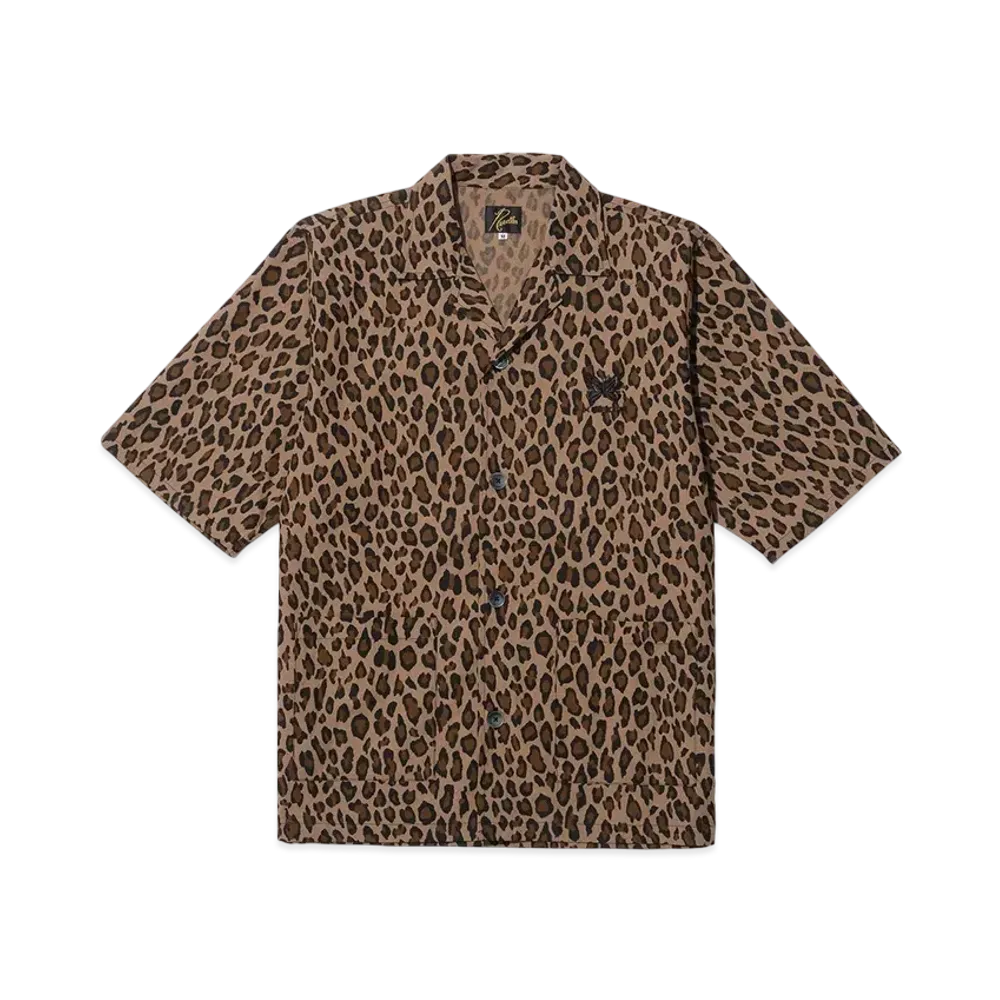 KEBOZ Needles Cabana Shirt "Leopard"