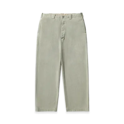 A.PRESSE Silk Nep Pants "Off White"