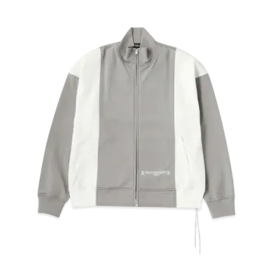 mastermind WORLD Oversized 2 Color Track Jacket "Gray White"