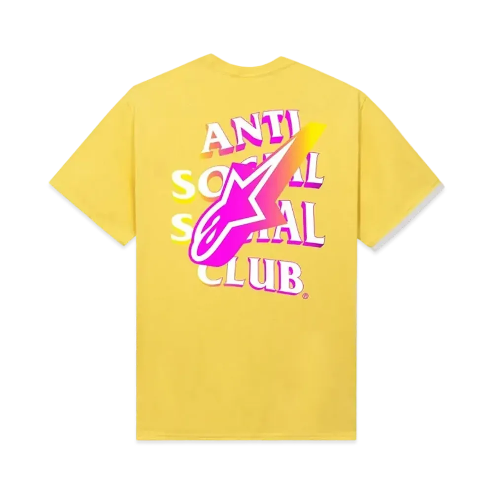 ANTI SOCIAL SOCIAL CLUB x Alpinestars Tucked Tee "Yellow"