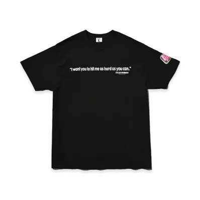 Weber x Fight Club T Shirt (Tyler Durden) "Black"