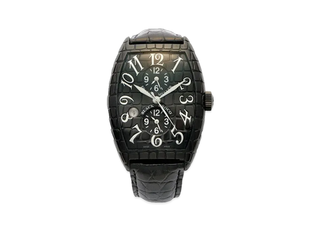 FRANCK MULLER Black Croco Master Banker