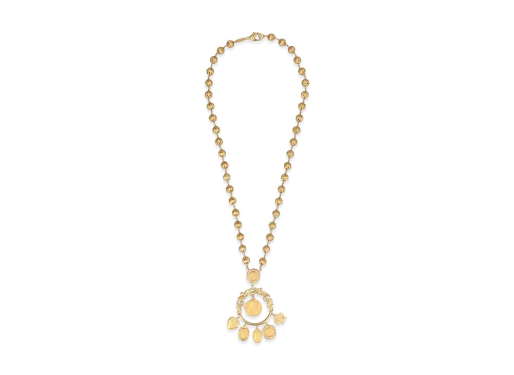 Dolce&Gabbana Long Necklace Decoration Elementz "Gold"