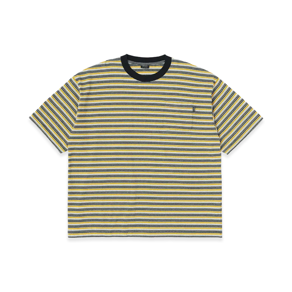 SEDAN ALL-PURPOSE Striped S/S Tee "Gold/Black"