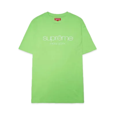 Supreme Classic Logo S/S Top "Lime"