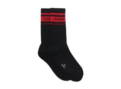 Yohji Yamamoto Y's COTTON JQ SPORTY SOCKS "Red"