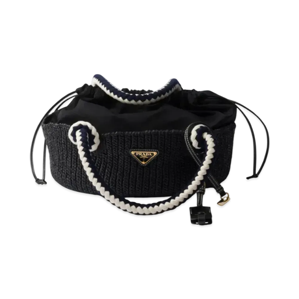 PRADA Small Crochet Bag "Black"