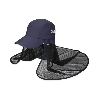 WIND AND SEA x NANGA Phantom Grid Long Shade Cap "Navy"