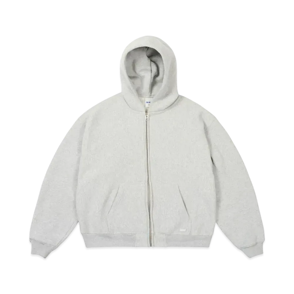 PALACE Unisex Zip Hood "Grey Marl"