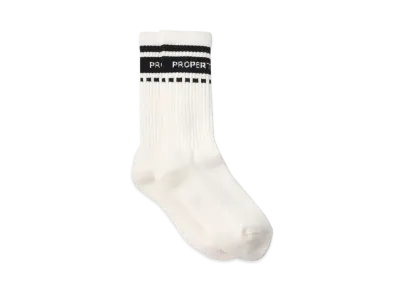 Yohji Yamamoto Y's COTTON JQ SPORTY SOCKS "White"