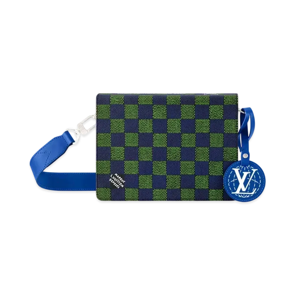 Louis Vuitton Book Messenger Damier Heritage "Blue Veil"