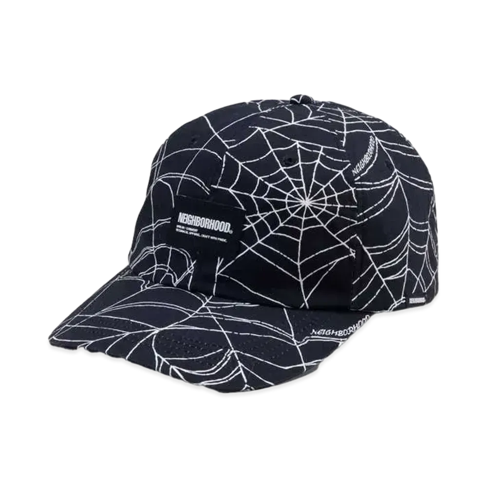 NEIGHBORHOOD Spiderweb Dad Cap "Black"