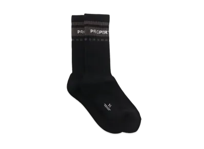 Yohji Yamamoto Y's COTTON JQ SPORTY SOCKS "Black"