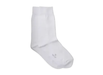 Yohji Yamamoto Y's NY PLAIN STITCH CLASSIC SOCKS "White"