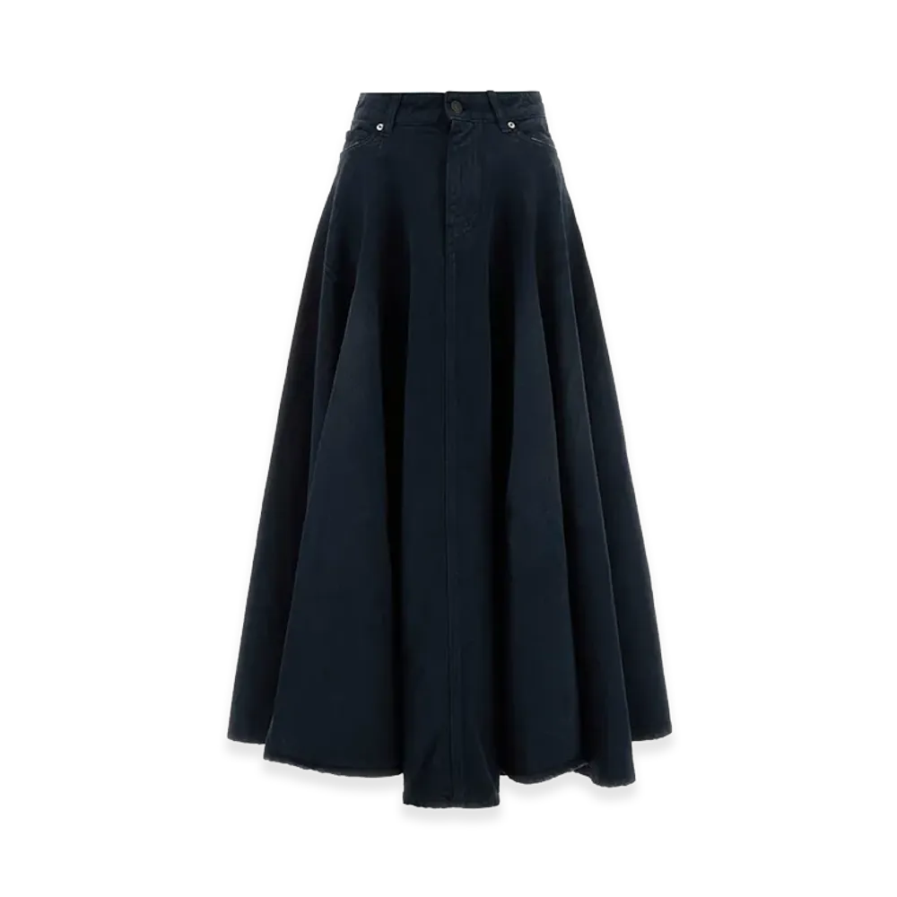 BALENCIAGA Women's Denim Skirt "Blue"