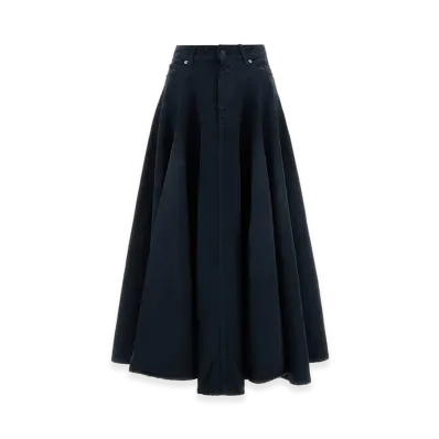 BALENCIAGA Women's Denim Skirt "Blue"