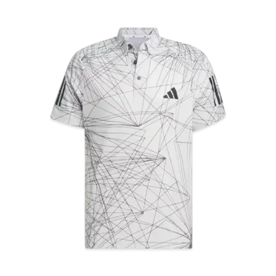 adidas Ray Beam Print Dry Polo "White"