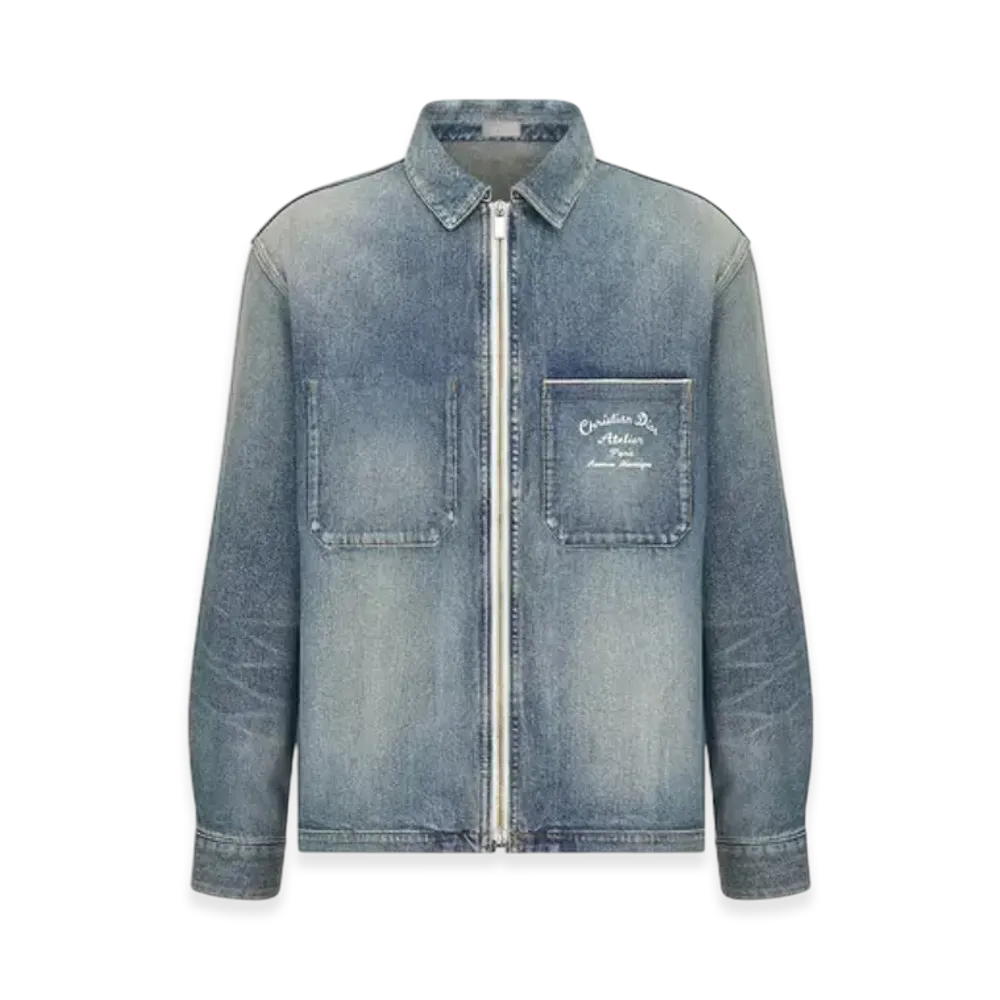 Dior Atelier Zipped Overshirt Cotton "Blue"