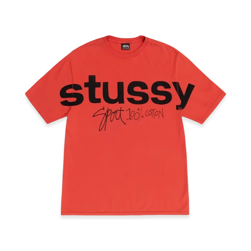 Stussy 100% Pigment Dyed Tee "Tomato"