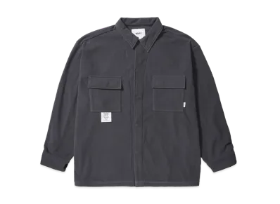 WTAPS OBJ / LS / Poly. Fleece "Charcoal"