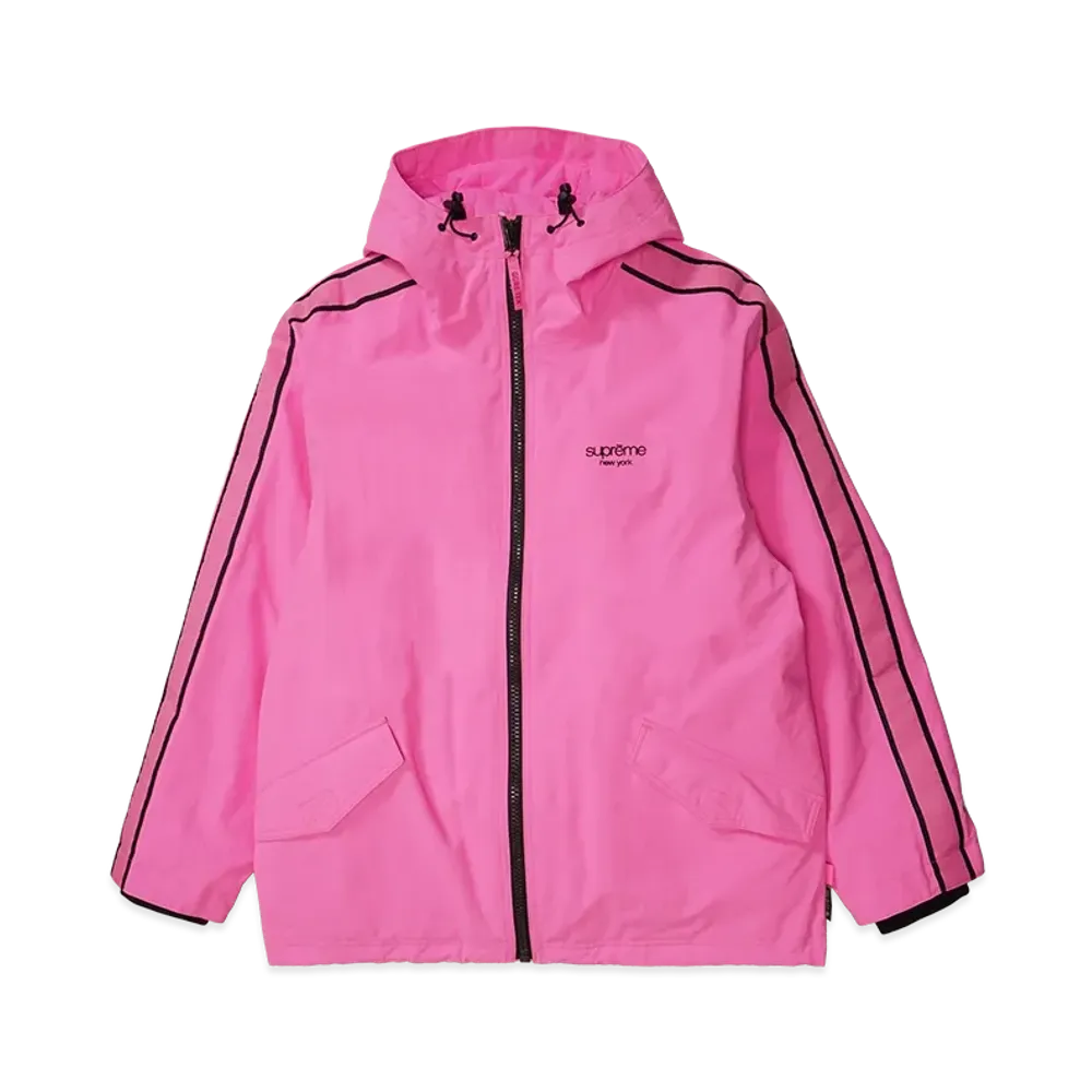 Supreme GORE-TEX Stripe Hooded Jacket "Pink"
