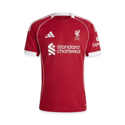 adidas Liverpool FC 25/26 Home Jersey "Strawberry Red"
