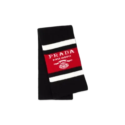 PRADA Cashmere Scarf "Black"